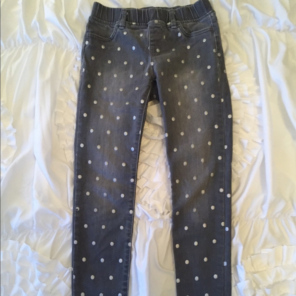 GAP polka-dot legging jeans
